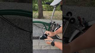 This is how you can covertly carry an air pump on a superlight Brompton [upl. by Oletha]