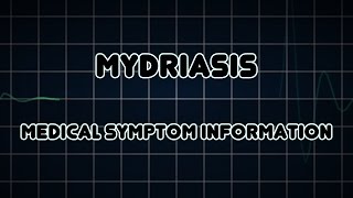 Mydriasis Medical Symptom [upl. by Crescint669]