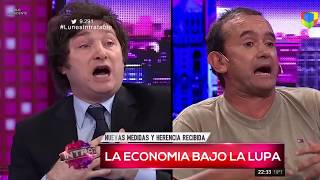 Javier Milei contra un kirchnerista quotLe tenés alergia al Excelquot Intratables 060217 [upl. by Garling]