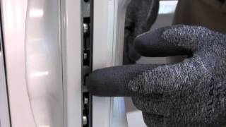 How To Adjust Sliding Glass Door Lock amp Handle [upl. by Allecram834]