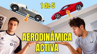 AERODINÁMICA ACTIVA  QUÉ ES Y LA AERO DEL VEYRON FERRARI 458 SPECIALE 488 PISTA [upl. by Anaeg]