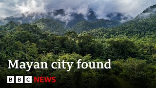 Ancient Mayan city discovered in Mexico jungle by accident  BBC News [upl. by Norita]