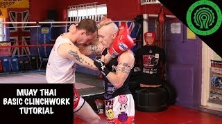 Muay Thai Basics of Clinching Tutorial [upl. by Thorman]