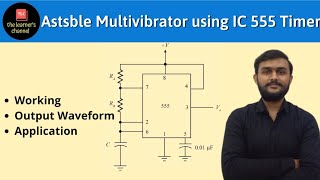 Design astable multivibrator using 555 IC  Solved Examples astable multivibrator  Hindi [upl. by Ttiwed]