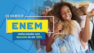 Use sua nota do ENEM venha estudar com desconto de até 100  UNIP [upl. by Pogue457]