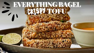 Everything Bagel Crispy Tofu [upl. by Barstow]