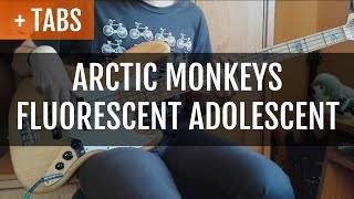 Arctic Monkeys  Fluorescent Adolescent Bass Cover with TABS [upl. by Emmott]