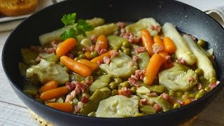 Menestra de verduras Fácil ligera y muy saludable [upl. by Roze743]