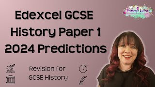 Edexcel GCSE History Paper 1  2024 predictions [upl. by Farrow]