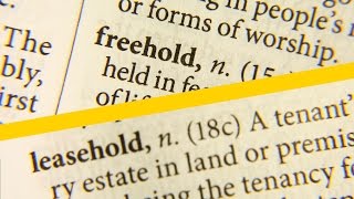 Leasehold vs freehold [upl. by Gershom]