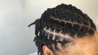 How To Retwist And Style Locs [upl. by Htilil]