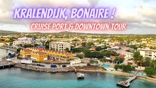 Kralendijk Bonaire Cruise Port and Dowtown Tour Holland America Rotterdam [upl. by Dayir5]