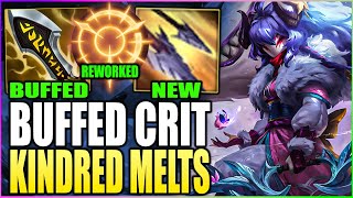 Is the New Crit Rework Good On Kindred Jungle 1410 crit item rework gameplay [upl. by Enitsirhc]