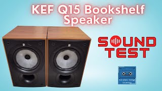 KEF Q15 Bookshelf Speaker Sound Test [upl. by Candra81]