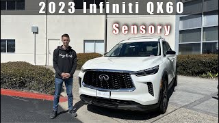 2023 Infiniti QX60 Sensory Luxury threerow SUV [upl. by Shornick]