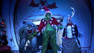 The Grinch Steals The Studio Tour  Universal Studios Hollywood [upl. by Tirrej630]