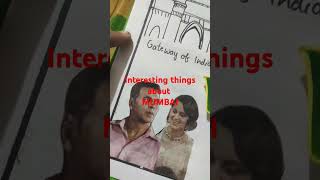 Easy drawing about mumbai mumbai lovebom easyart painting coversong music craftwithme [upl. by Ahsina]