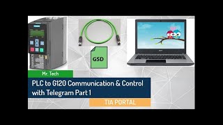 PLC to G120C Communication and Control with Telegram Part 1  Điều khiển G120 bằng PLC qua Profinet [upl. by Jorgenson]