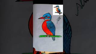 Kingfisher drawingdrawing [upl. by Ahsead]