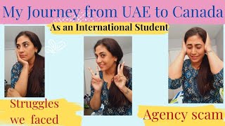 My Journey from UAE to Canada as an International Student [upl. by Alyled]