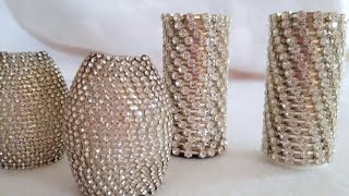 BLING SALT amp PEPPER SHAKER DIY DECOR PIER 1 INSPIRED [upl. by Henry974]