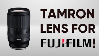 Tamron Releases Lens for Fujifilm [upl. by Tterab]