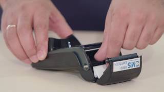 How to change a paper roll Payment Terminal iWL250 BT amp GPRS [upl. by Frissell]