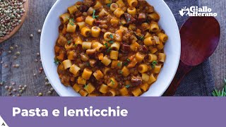 PASTA E LENTICCHIE VELOCE E SAPORITA [upl. by Stirling]