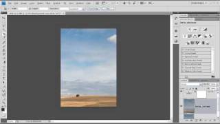 Photoshop CS4 Tutorials Quick Landscape Workflow [upl. by Dilly]