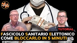 Fascicolo sanitario elettronico come bloccarlo in 5 minuti  Tutorial [upl. by Kcirdet]