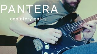 PANTERA  Cemetery Gates Solo cover [upl. by Lenora]