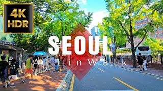 Jeongdonggil  Downtown  Namdaemun Market Seoul Korea  정동길에서 남대문 시장까지 산책  4K HDR [upl. by Nivla]