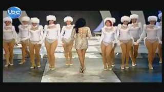 Haifa Wehbe  Samme3ni Live  Elite Model LookLebanon 2011 [upl. by Enilec]