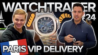 Patek Philippe 5711 Hand Delivery in Paris  Rolex GMT Batgirl in Demand  Watchtrader amp Co Ep24 [upl. by Siuqaj]