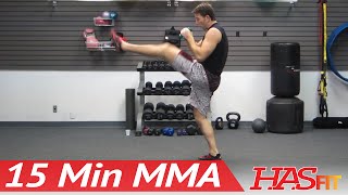 UFC TRAINING MMA WORKOUT  15 Min MMA Training Conditioning Workouts w PRO Fight Coach Kozak [upl. by Venita224]