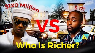 DAVIDO vs WIZKID Who is Richer in 2024 Networth Biography Cars Houses Girlfriend [upl. by Selemas]