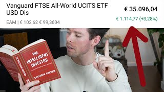 €10000month in Vanguard FTSE AllWorld UCITS ETF VWRL  IE00B3RBWM25 [upl. by Noside733]