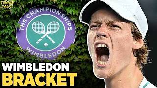 Wimbledon 2024 Bracket  Tennis Talk Plus [upl. by Tabber5]