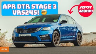 Stage 3 Skoda Octavia VRS245 with the new APR DTR Turbo 420HP  Autoculture [upl. by Riay185]