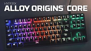 RGB Tenkeyless Mechanical Gaming Keyboard – HyperX Alloy Origins Core [upl. by Lakin312]