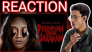 PEREMPUAN TANAH JAHANAM  Official Trailer Reaction  Holly Verse [upl. by Rafa]