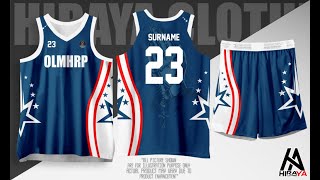 FREE MOCKUP DOWNLOAD BASKETBALL JERSEY VNECK NBA CUT  PHOTOSHOP TIF FILE [upl. by Ididn]