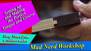 How to Cut the Perfect Tongue and groove Shop Notes [upl. by Zrike]