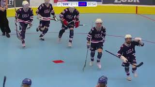 2018 WJC Highlights USA vs Slovakia [upl. by Satsok250]