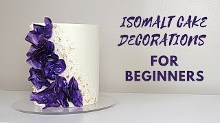 ISOMALT Cake Decorations for BEGINNERS  Simple MODERN Cake Cake Decorating Tutorial [upl. by Olyhs]