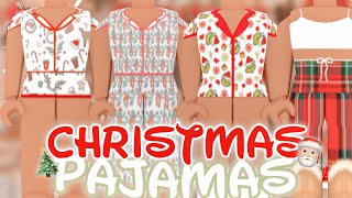 aesthetic roblox christmas pajamas WITH CODES  LINKS [upl. by Leon]