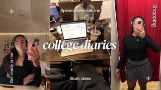 random vlog  class study dates shopping amp more [upl. by Uyr]