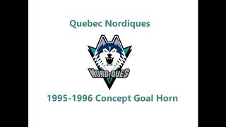 Quebec Nordiques 19951996 Concept Goal Horn [upl. by Clarke]