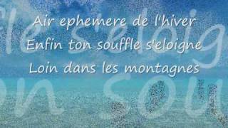 Caresse sur LOcean Lyrics [upl. by Aicatsan]