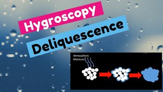 10th science hygroscopy deliquescencehygroscopic and deliquescent substances in tamil [upl. by Chapen]